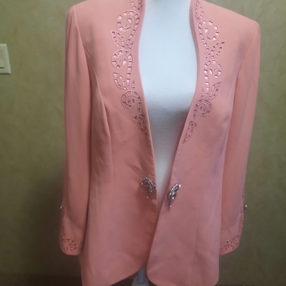 Pretty pink interview jacket
